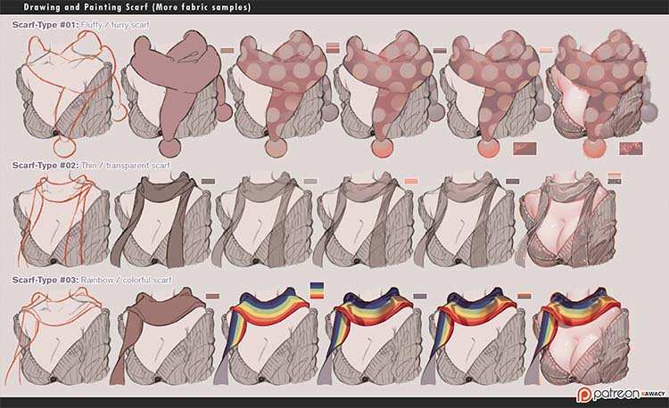 画师Kawacy河CY原画插画视频教程 作品集+素材+笔刷+预设+PSD+线稿